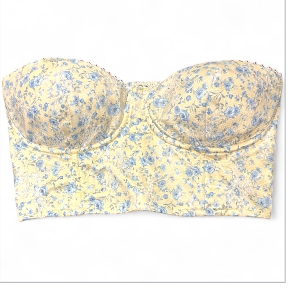 Altar’d State Penny Floral Corset Top NWT - Picture 3 of 6
